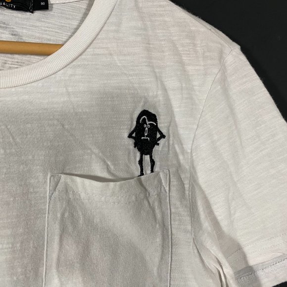 Evisu embroidered graphic print logo tshirt white - Picture 3 of 7